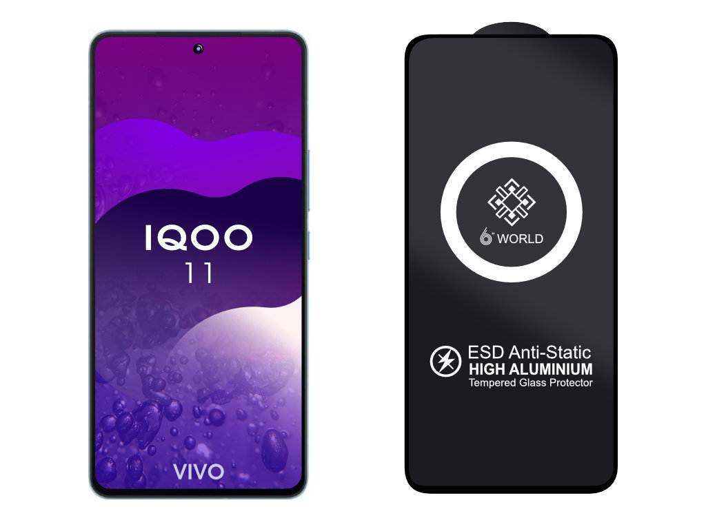 ESD 3D Ochranné tvrzené sklo na Vivo IQOO 11