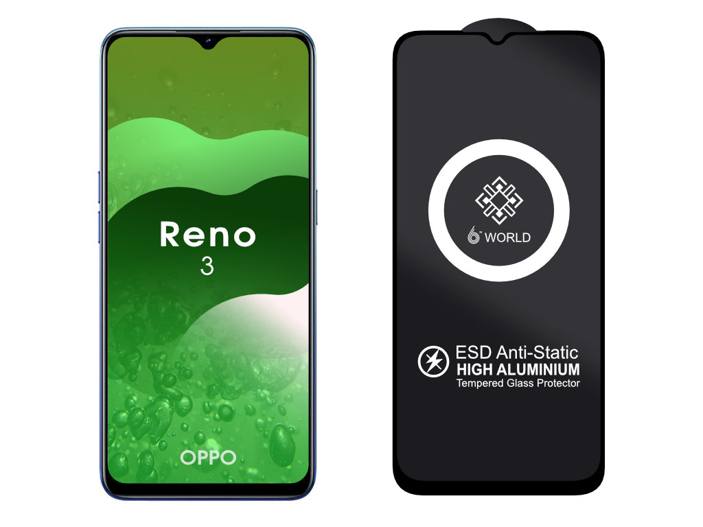 Levně ESD 3D Ochranné tvrzené sklo na Oppo Reno 3