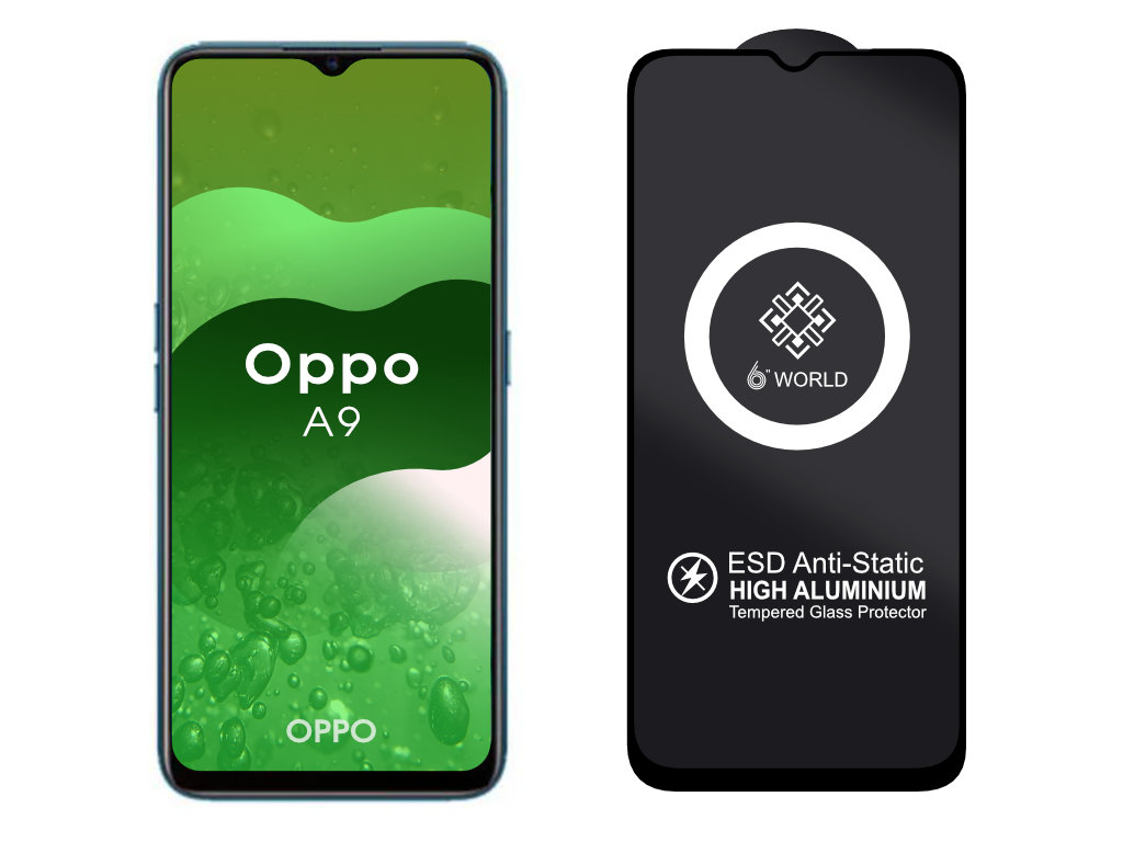 Levně ESD 3D Ochranné tvrzené sklo na Oppo A9
