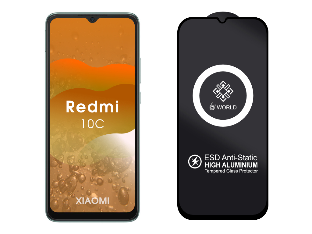 Levně ESD 3D Ochranné tvrzené sklo na Xiaomi Redmi 10C