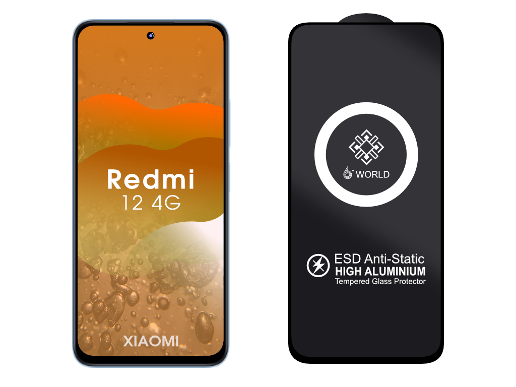 Levně ESD 3D Ochranné tvrzené sklo na Xiaomi Redmi 12