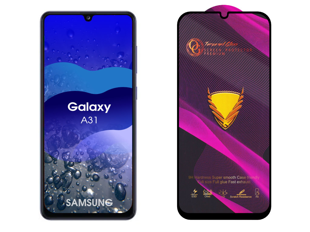 Levně 3D Ochranné tvrzené sklo na Samsung Galaxy A31