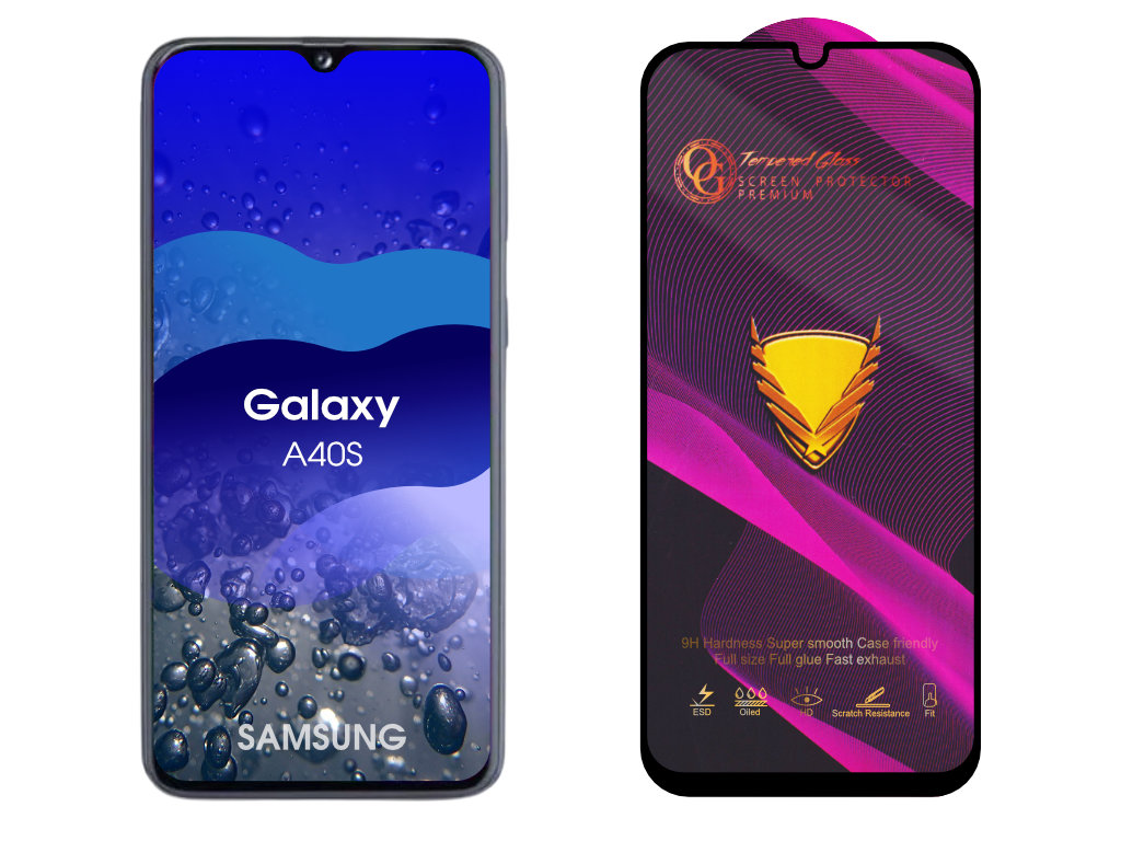 Levně 3D Ochranné tvrzené sklo na Samsung Galaxy A40S