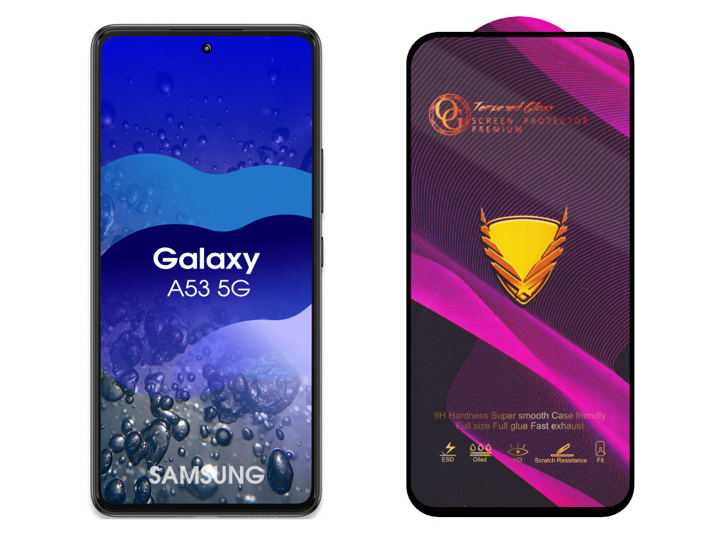 Levně 3D Ochranné tvrzené sklo na Samsung Galaxy A53 5G