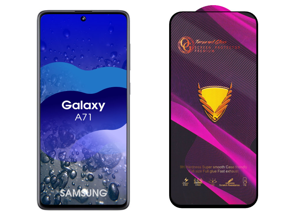 Levně 3D Ochranné tvrzené sklo na Samsung Galaxy A71