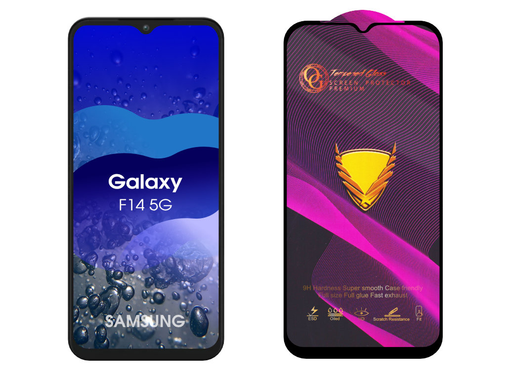 3D Ochranné tvrzené sklo na Samsung Galaxy F14 5G