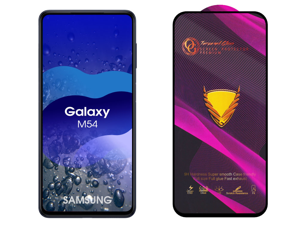 3D Ochranné tvrzené sklo na Samsung Galaxy M54 5G