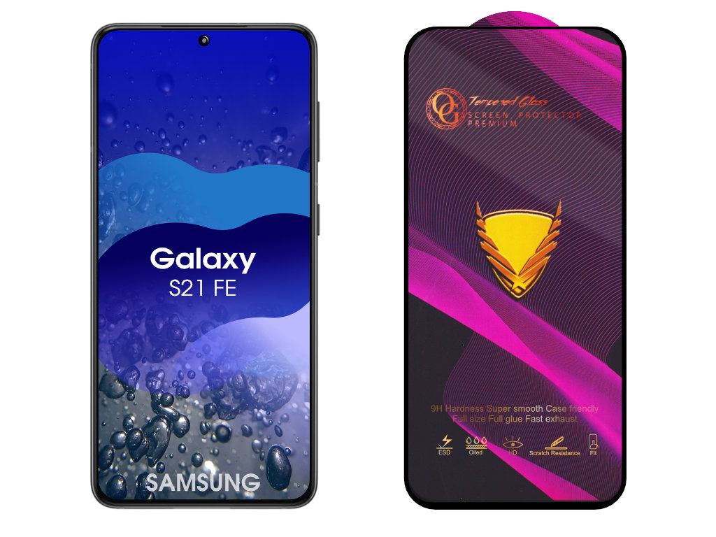 Levně 3D Ochranné tvrzené sklo na Samsung Galaxy S21 FE