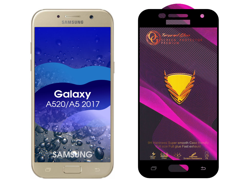 3D Ochranné tvrzené sklo na Samsung Galaxy A520/A5 2017
