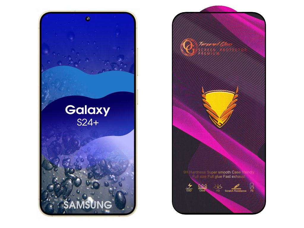 Levně 3D Ochranné tvrzené sklo na Samsung Galaxy S24+