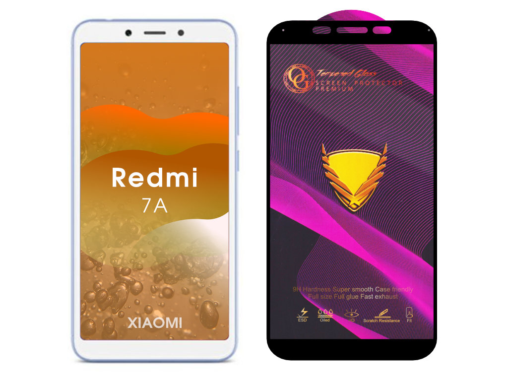 Levně 3D Ochranné tvrzené sklo na Xiaomi Redmi 7A