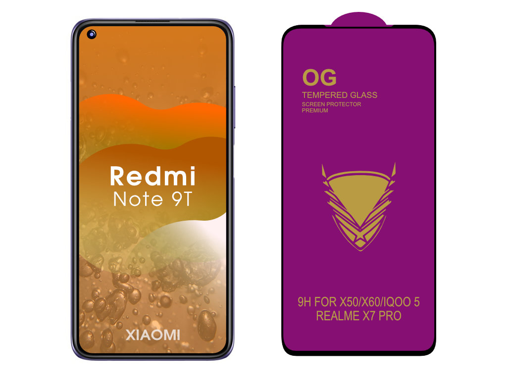 3D Ochranné tvrzené sklo na Xiaomi Redmi Note 9T