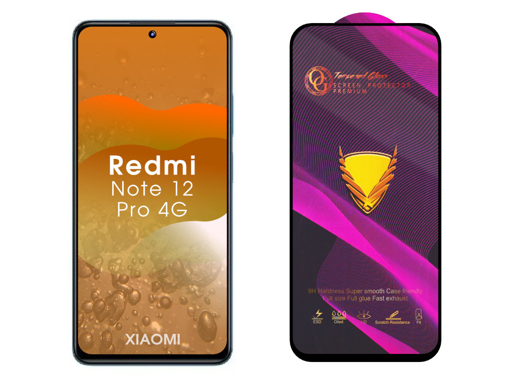 Levně 3D Ochranné tvrzené sklo na Xiaomi Redmi Note 12 Pro 4G