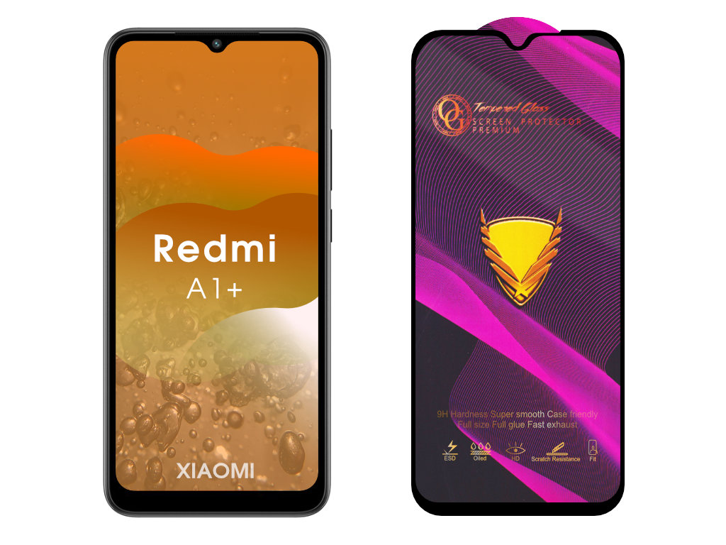 Levně 3D Ochranné tvrzené sklo na Xiaomi Redmi A1+