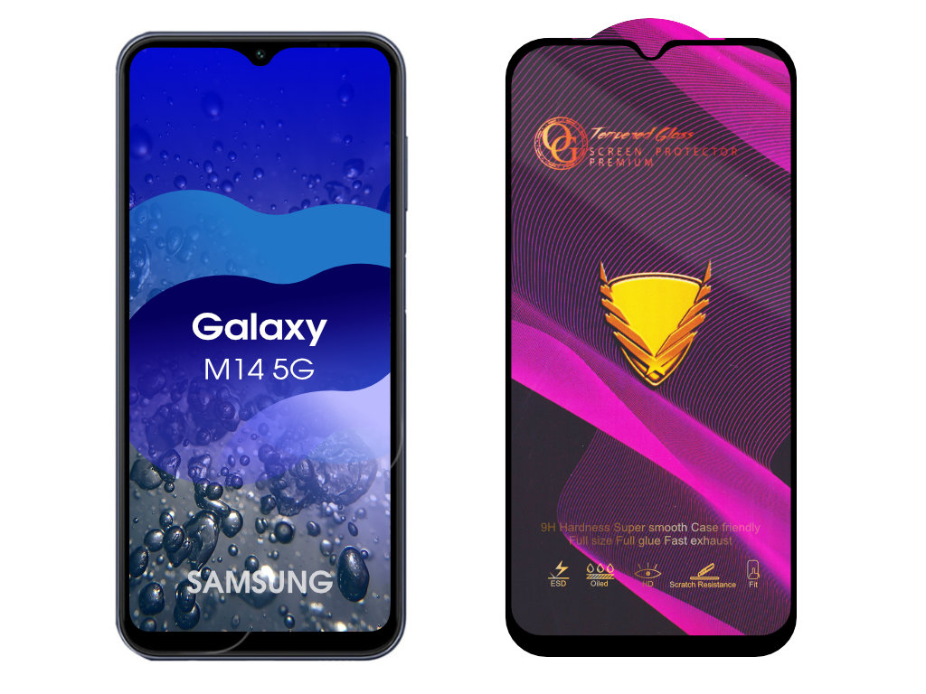 3D Ochranné tvrzené sklo na Samsung Galaxy M14 5G