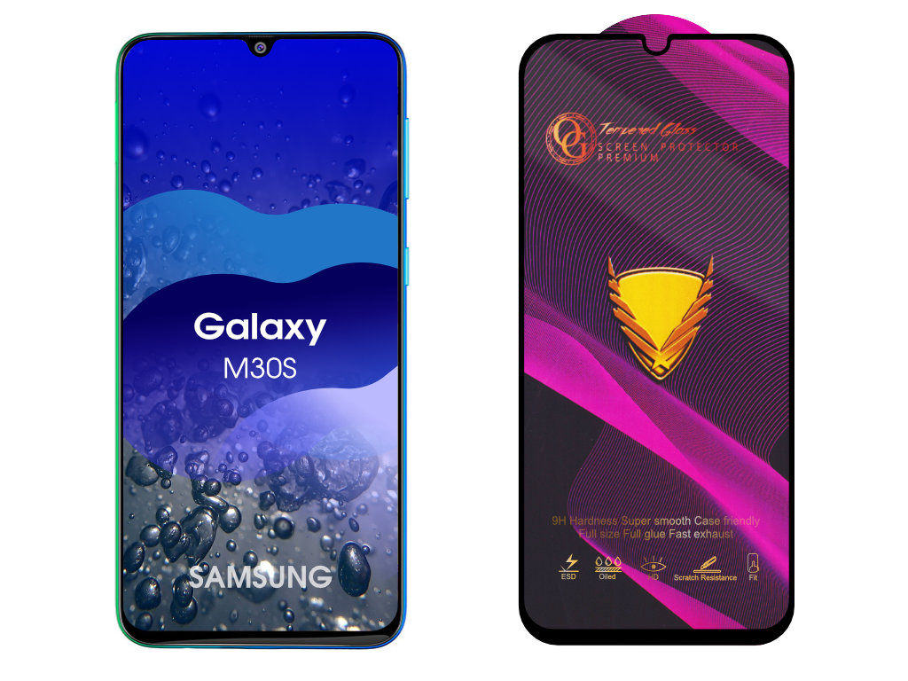 Levně 3D Ochranné tvrzené sklo na Samsung Galaxy M30S
