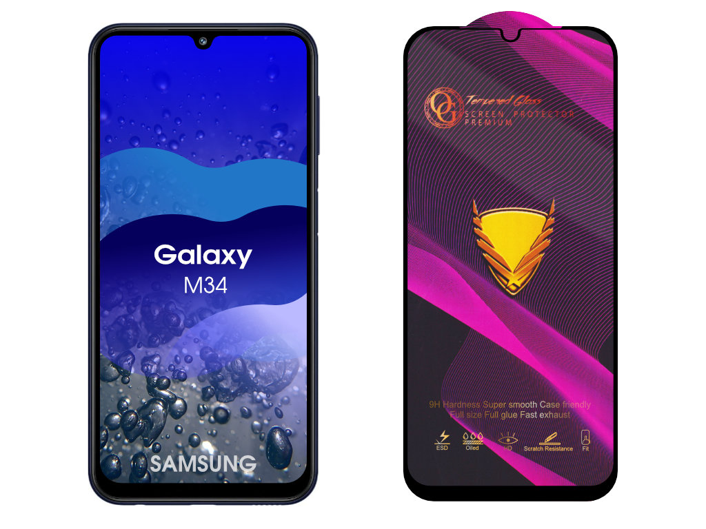 3D Ochranné tvrzené sklo na Samsung Galaxy M34 5G