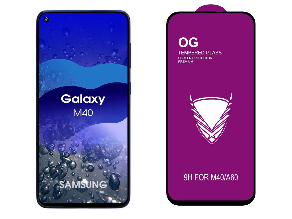 Levně 3D Ochranné tvrzené sklo na Samsung Galaxy M40