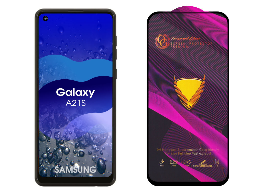 3D Ochranné tvrzené sklo na Samsung Galaxy A21S