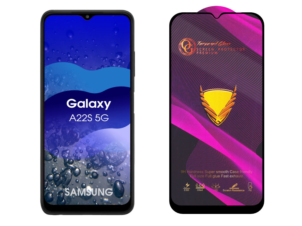 3D Ochranné tvrzené sklo na Samsung Galaxy A22S 5G