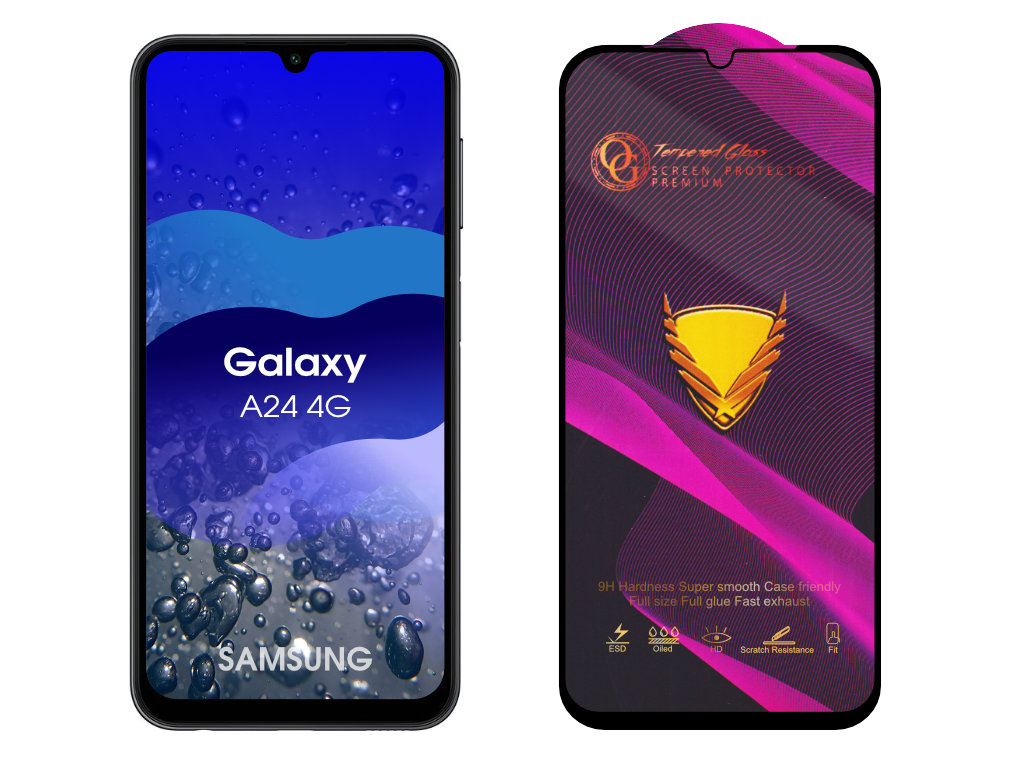 3D Ochranné tvrzené sklo na Samsung Galaxy A24 4G