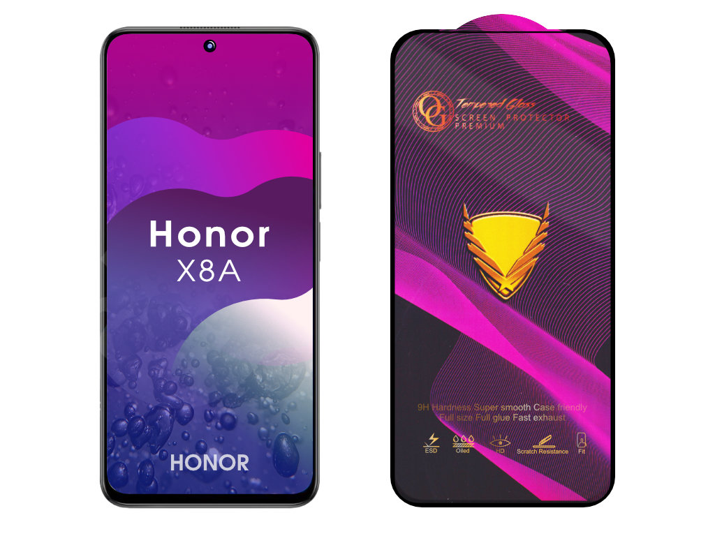 Levně 3D Ochranné tvrzené sklo na Honor X8A