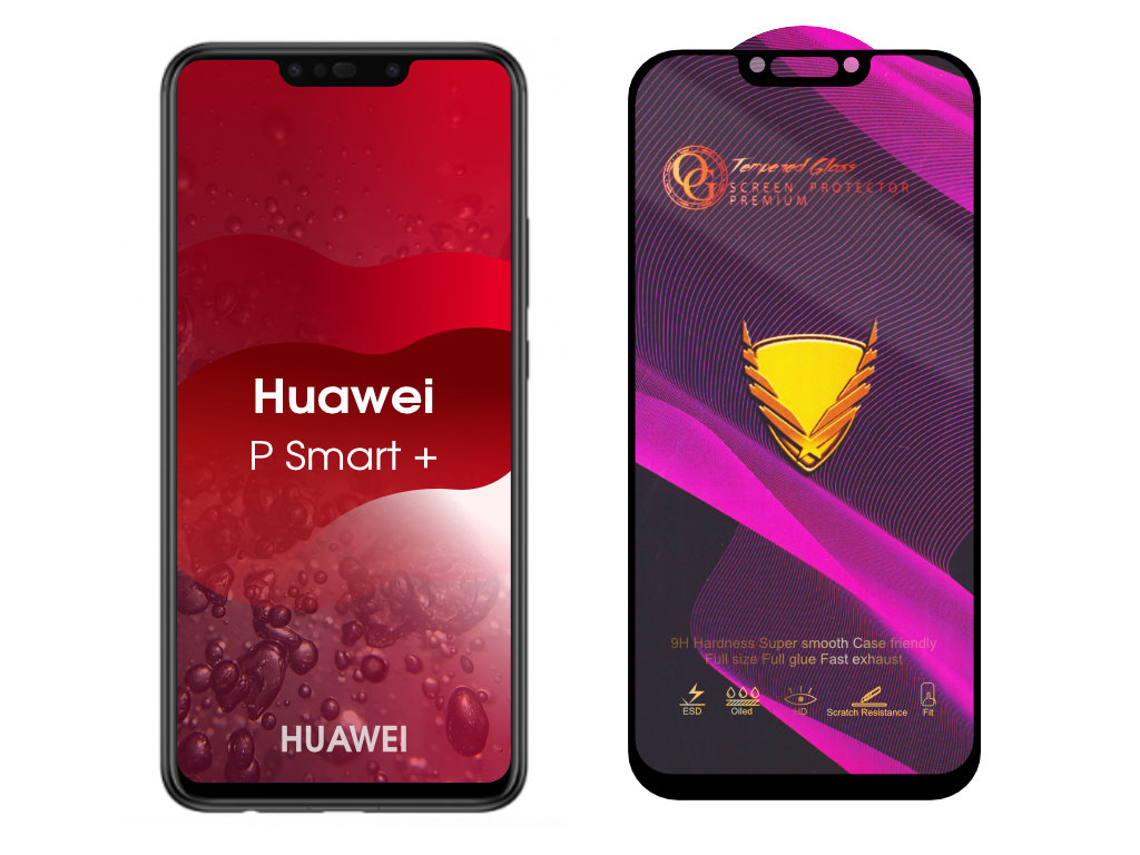 Levně 3D Ochranné tvrzené sklo na Huawei P Smart +