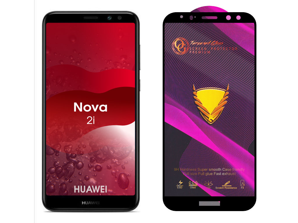 Levně 3D Ochranné tvrzené sklo na Huawei Nova 2i