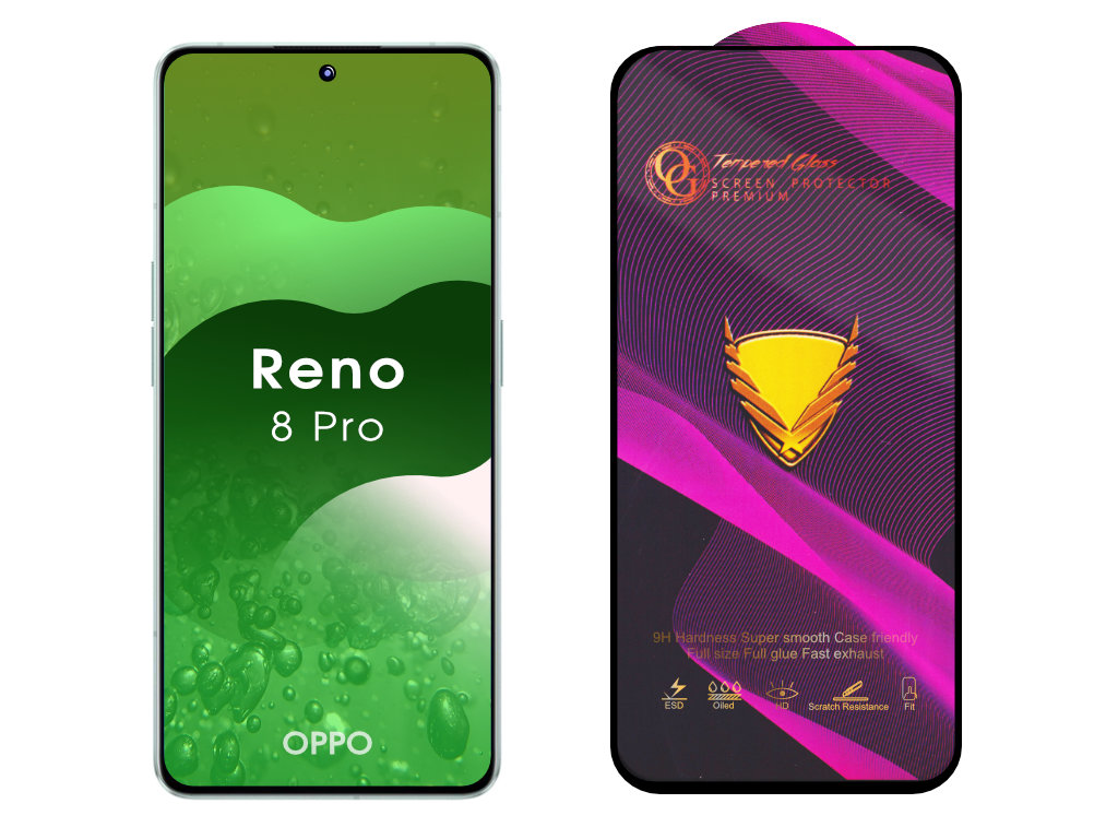 Levně 3D Ochranné tvrzené sklo na Oppo Reno 8 Pro