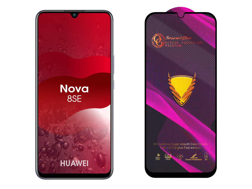 Levně 3D Ochranné tvrzené sklo na Huawei Nova 8 SE