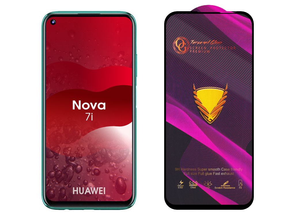 Levně 3D Ochranné tvrzené sklo na Huawei Nova 7i