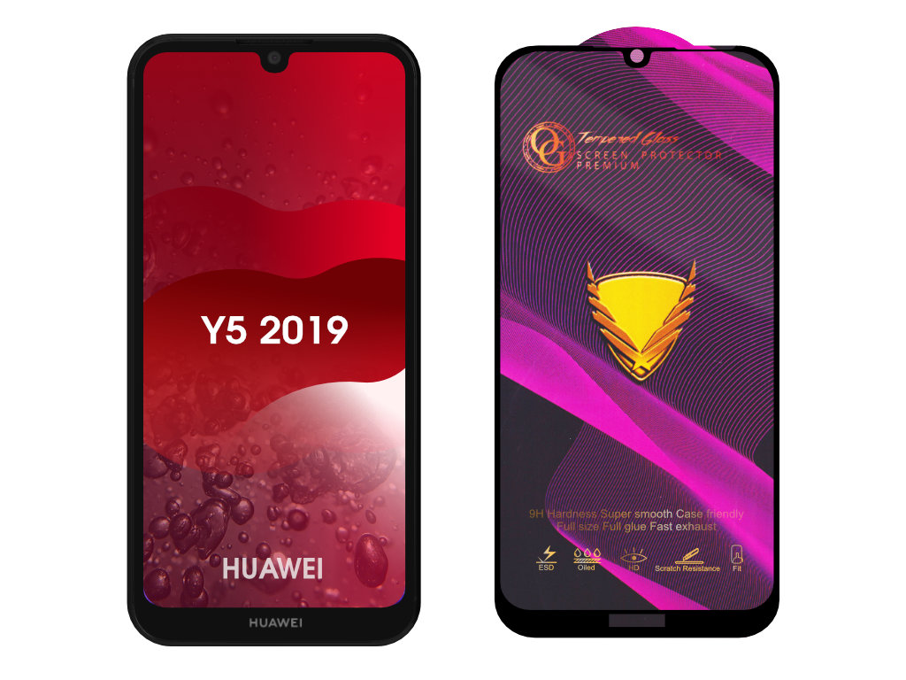 Levně 3D Ochranné tvrzené sklo na Huawei Y5 2019