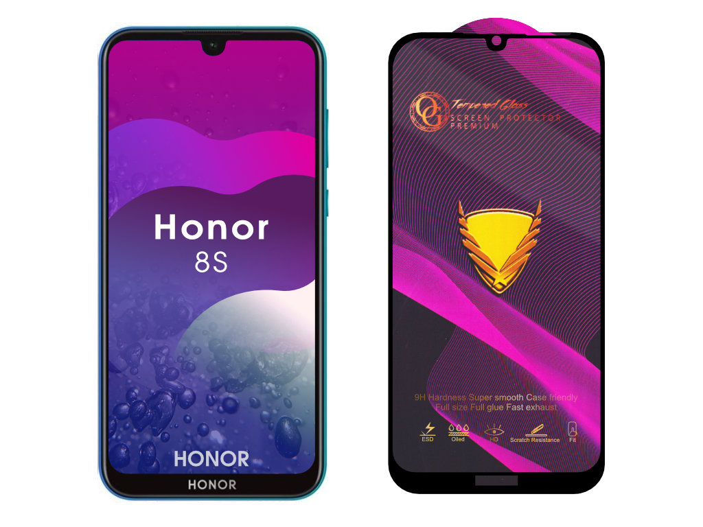 Levně 3D Ochranné tvrzené sklo na Honor 8S
