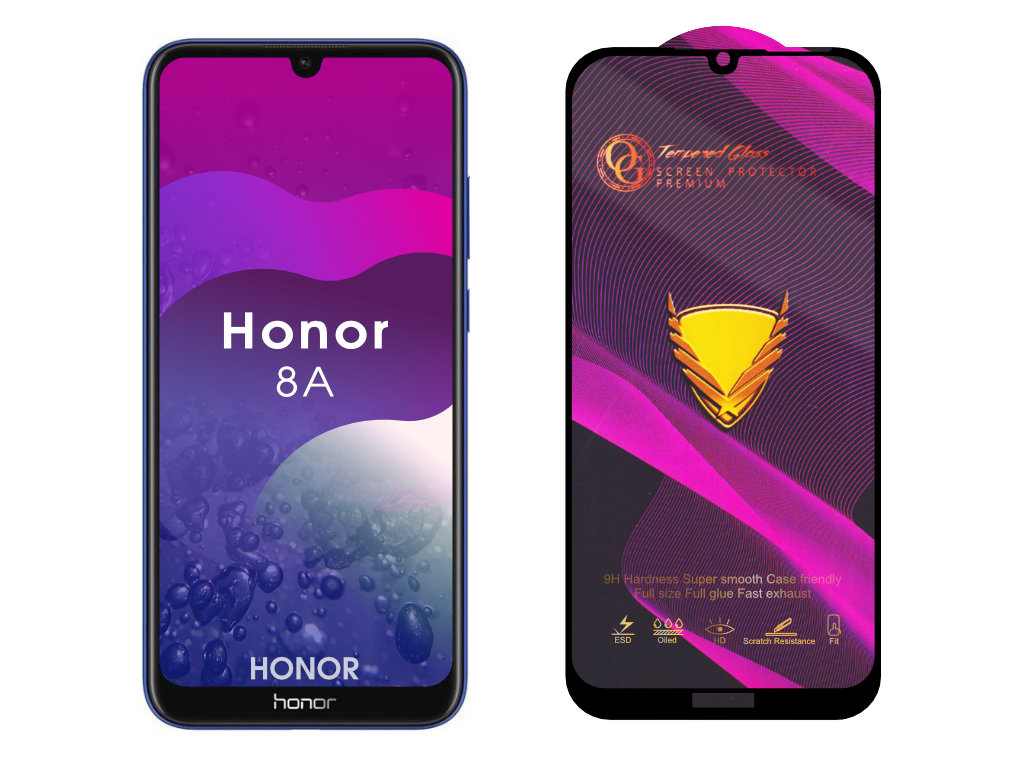 Levně 3D Ochranné tvrzené sklo na Honor 8A