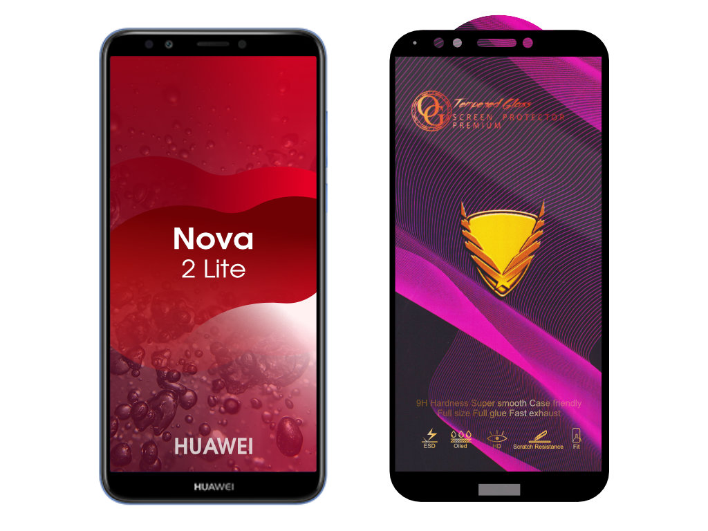 Levně 3D Ochranné tvrzené sklo na Huawei Nova 2 Lite