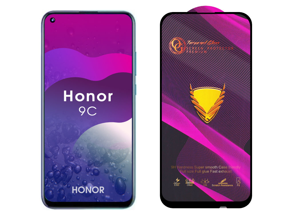 Levně 3D Ochranné tvrzené sklo na Honor 9C