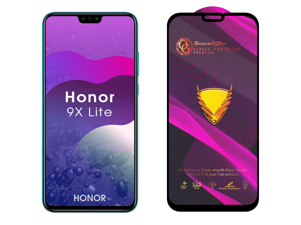 Levně 3D Ochranné tvrzené sklo na Honor 9X Lite