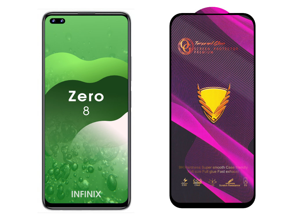Levně 3D Ochranné tvrzené sklo na Infinix Zero 8