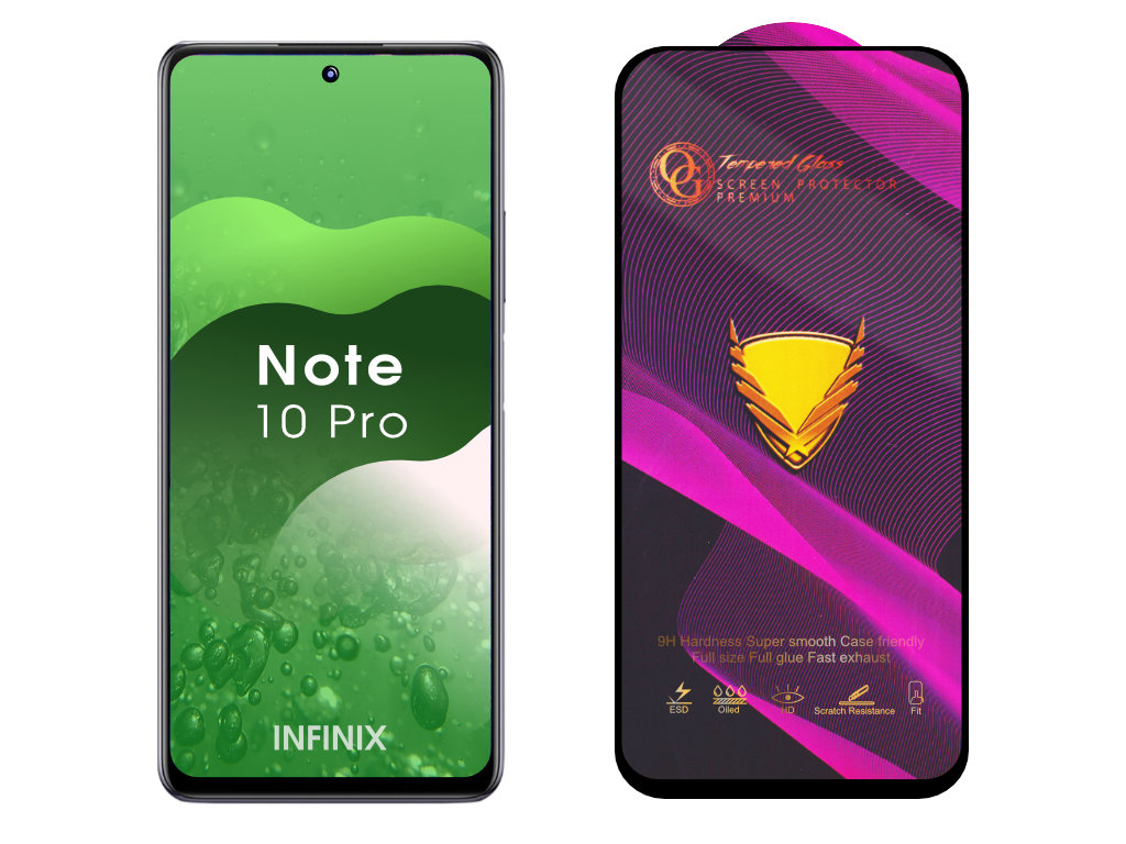 Levně 3D Ochranné tvrzené sklo na Infinix Note 10 Pro
