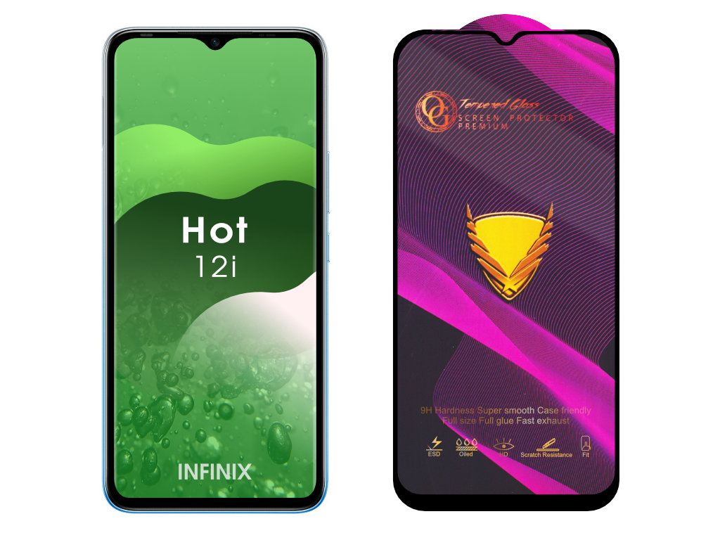 3D Ochranné tvrzené sklo na Infinix Hot 12i