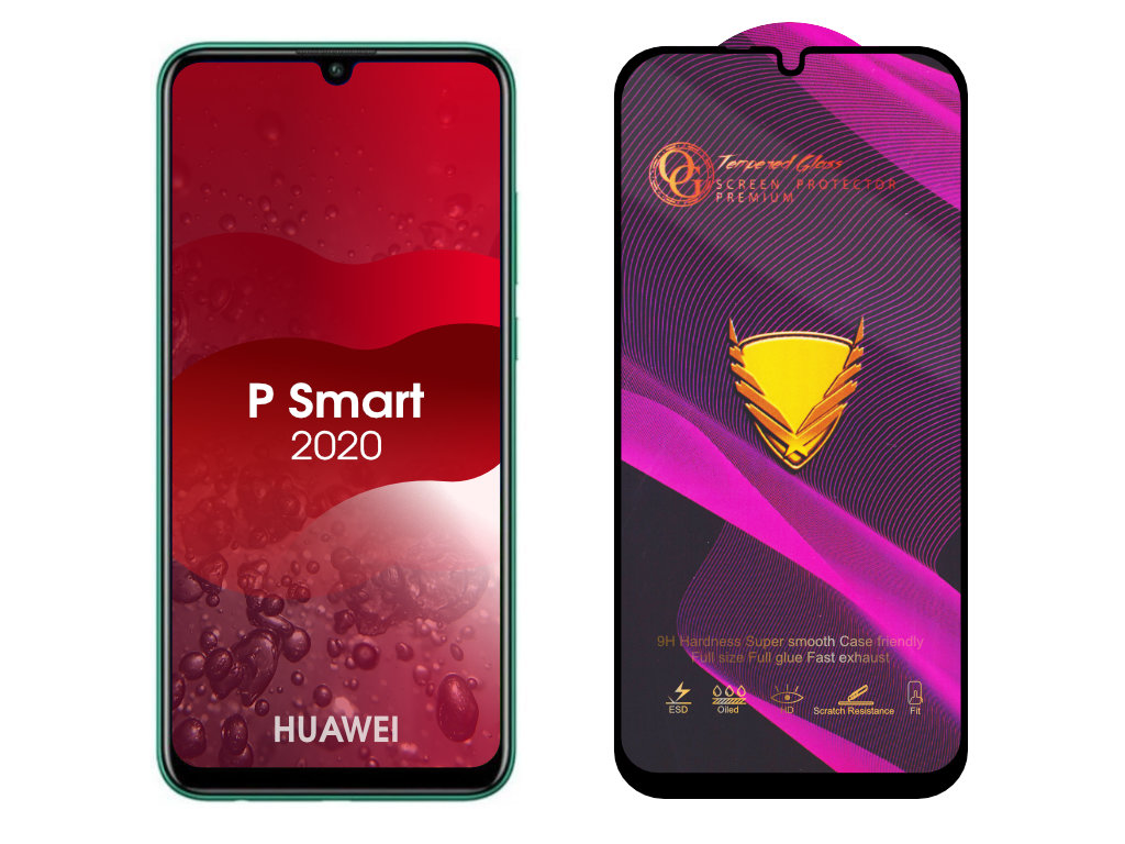 Levně 3D Ochranné tvrzené sklo na Huawei P Smart 2020