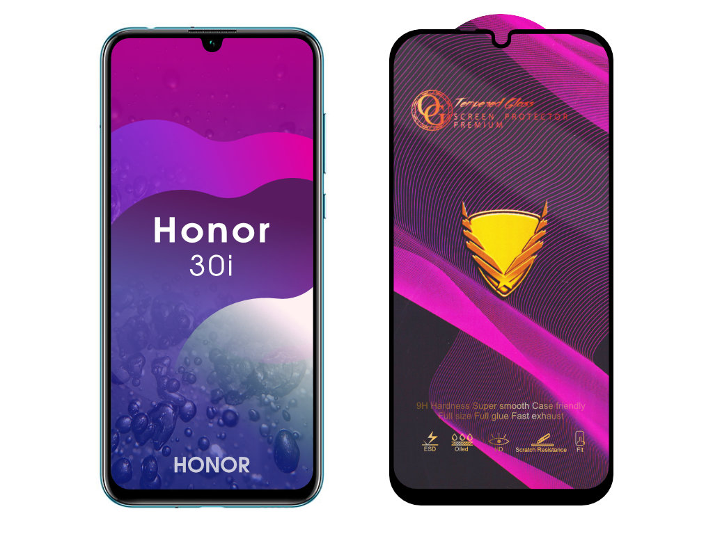 3D Ochranné tvrzené sklo na Honor 30i