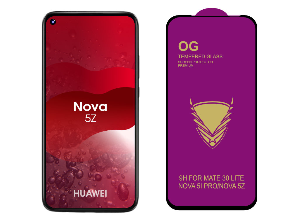3D Ochranné tvrzené sklo na Huawei Nova 5Z