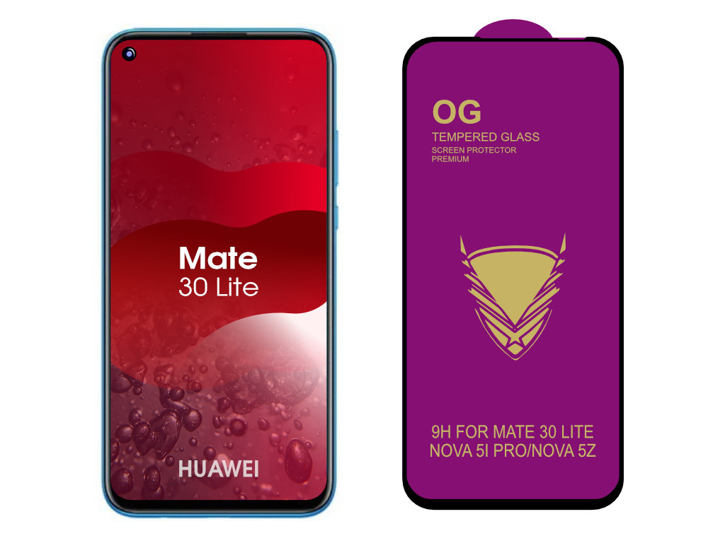 3D Ochranné tvrzené sklo na Huawei Mate 30 Lite