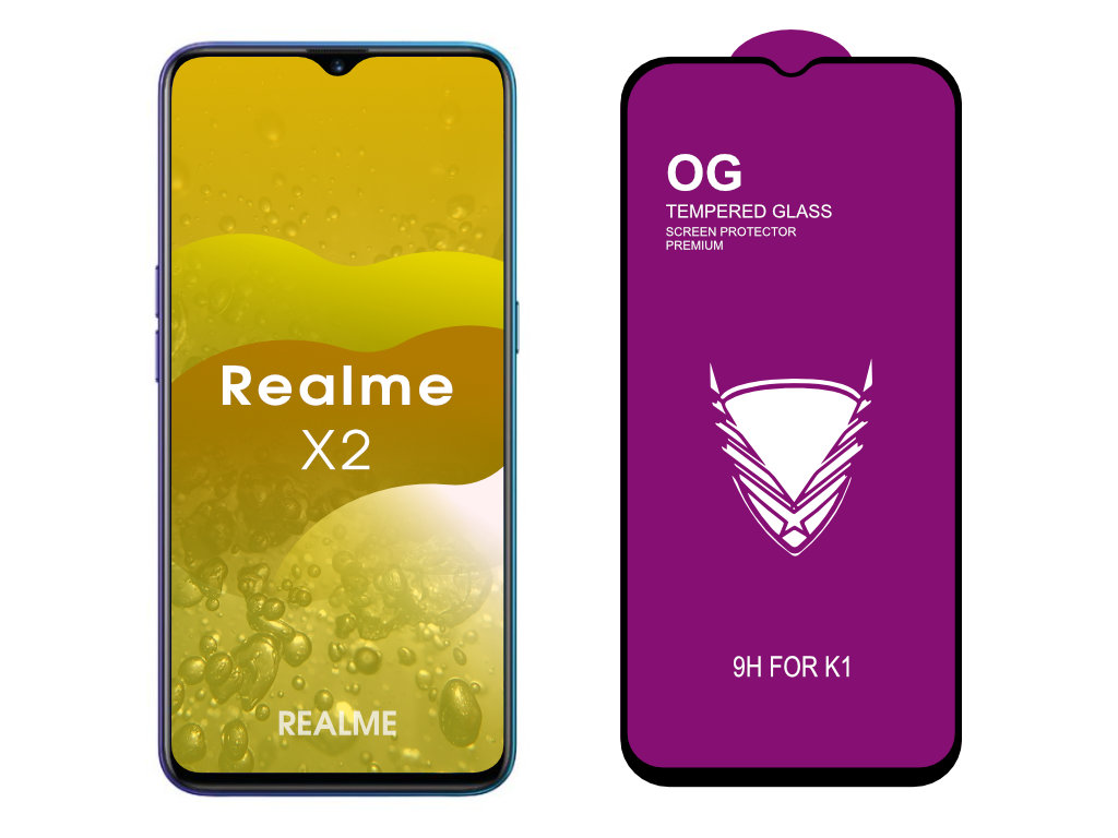 Levně 3D Ochranné tvrzené sklo na Realme X2