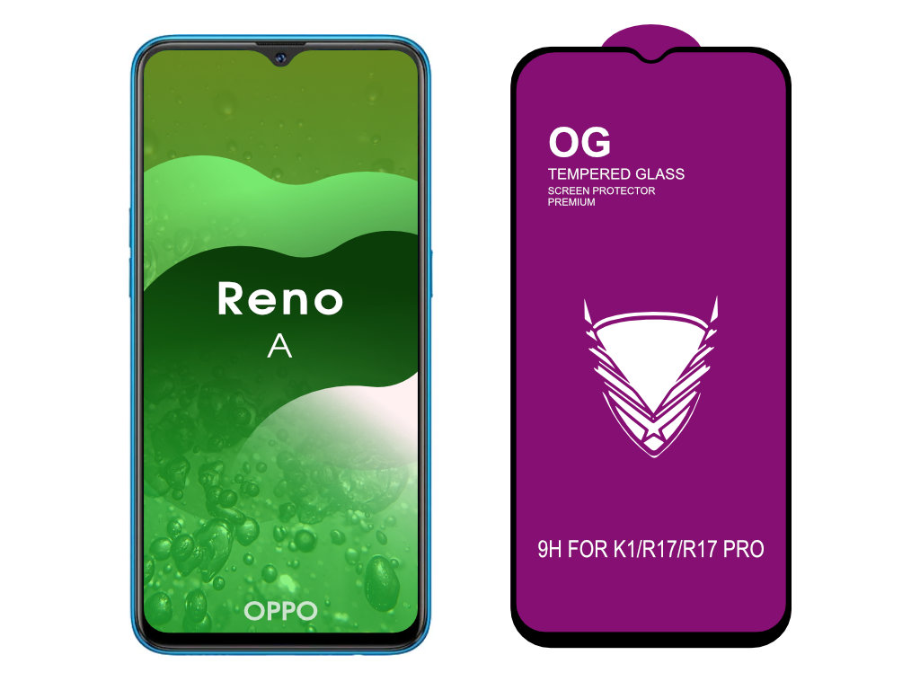 Levně 3D Ochranné tvrzené sklo na Oppo Reno A