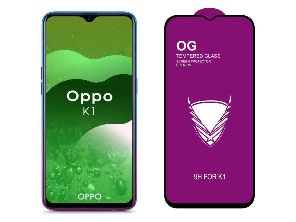 Levně 3D Ochranné tvrzené sklo na Oppo K1