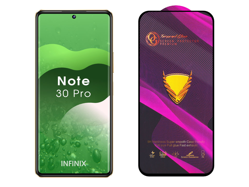 3D Ochranné tvrzené sklo na Infinix Note 30 Pro 4G