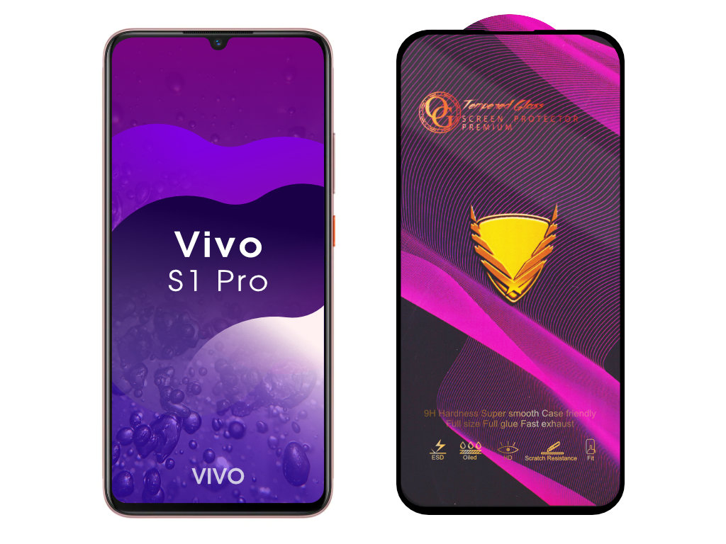 Levně 3D Ochranné tvrzené sklo na Vivo S1 Pro