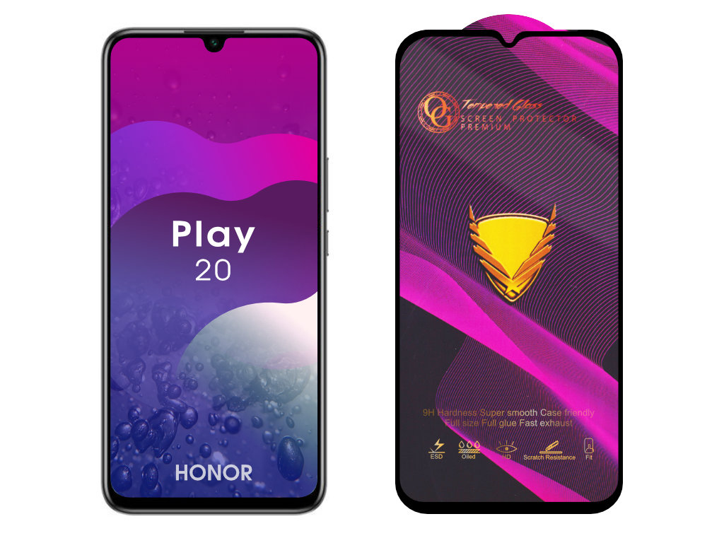 3D Ochranné tvrzené sklo na Honor Play 20